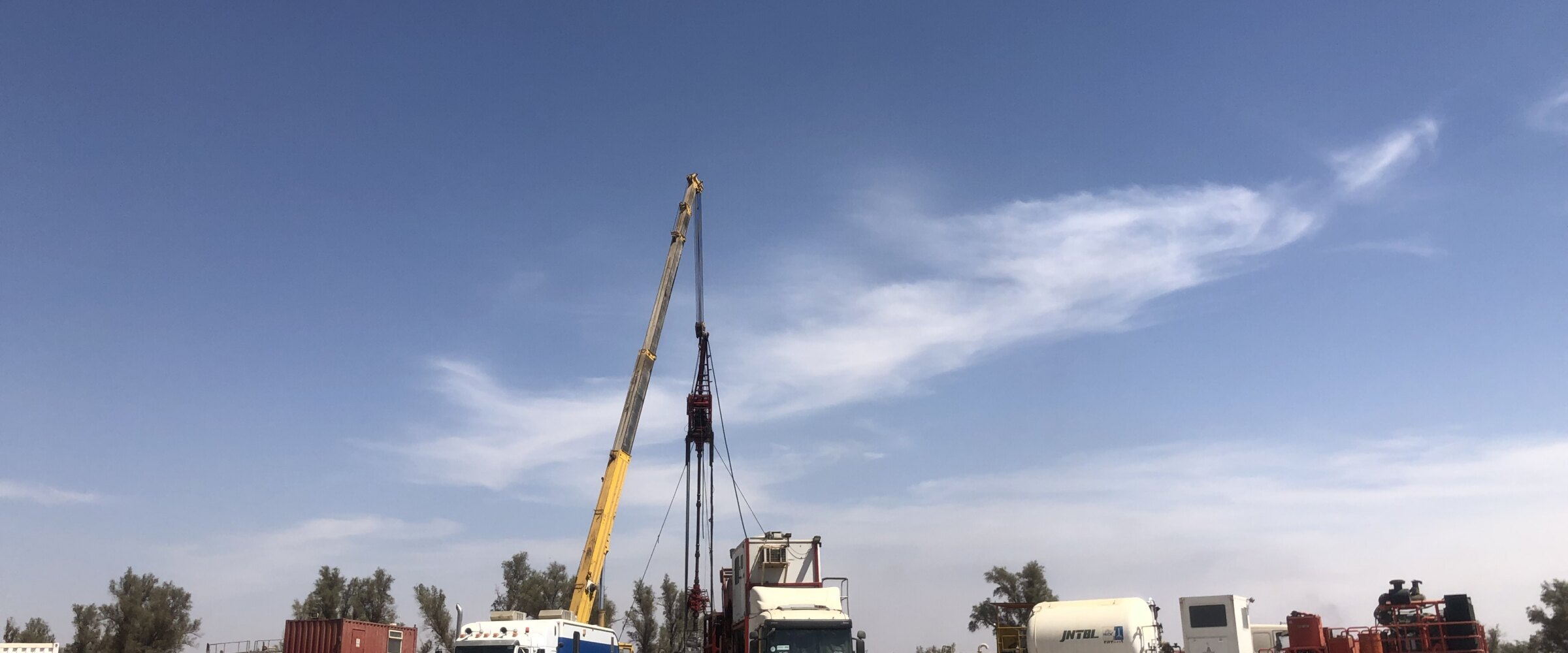 عملیات میدانی، جرثقیل و یونیت‌ها